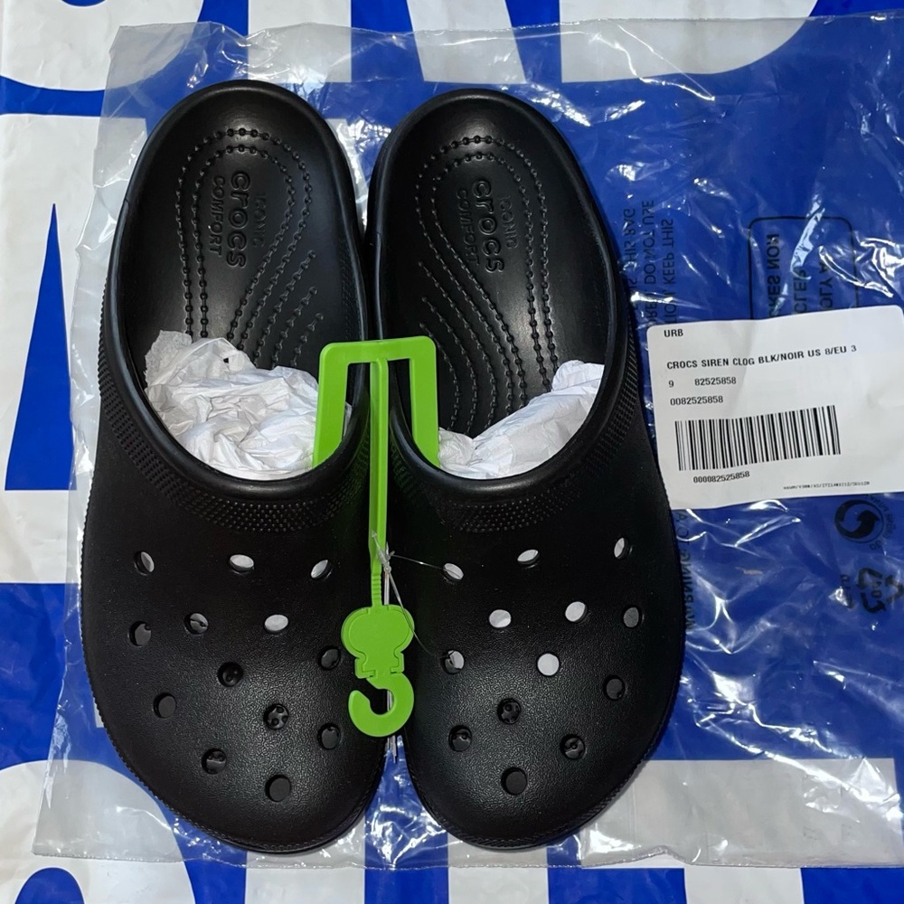 NWT Crocs Siren Heel Clogs